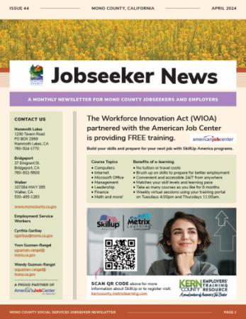 Jobseeker News April Cover
