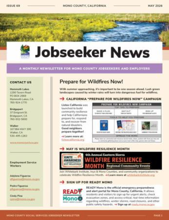 Jobseeker News May Cover
