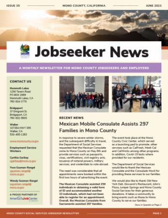Jobseeker News June Cover